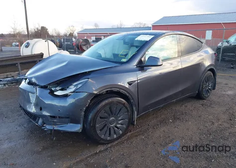 2021 Tesla Model Y Long Range Dual Motor All-Wheel Drive from USA, damaged, VIN 5YJYGAEE9MF197606